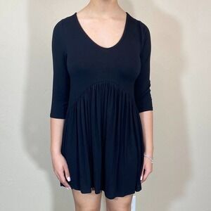 BELLAMIE COMFY SOFT LOOSE FITTED BLACK DRESS